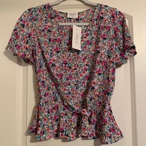 NWT Floral Blouse